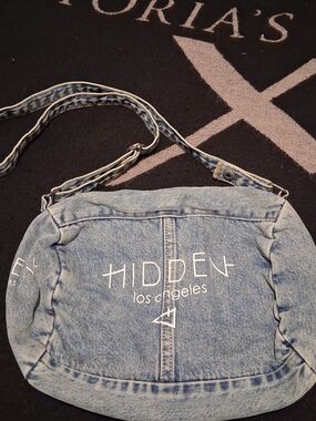 Hidden Los Angeles Light Blue Denim Shoulder Bag